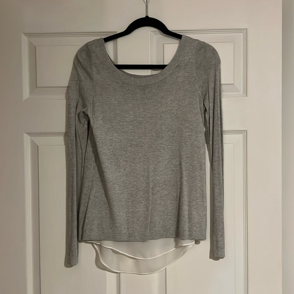 Express Long Sleeve Top With Built In Tank